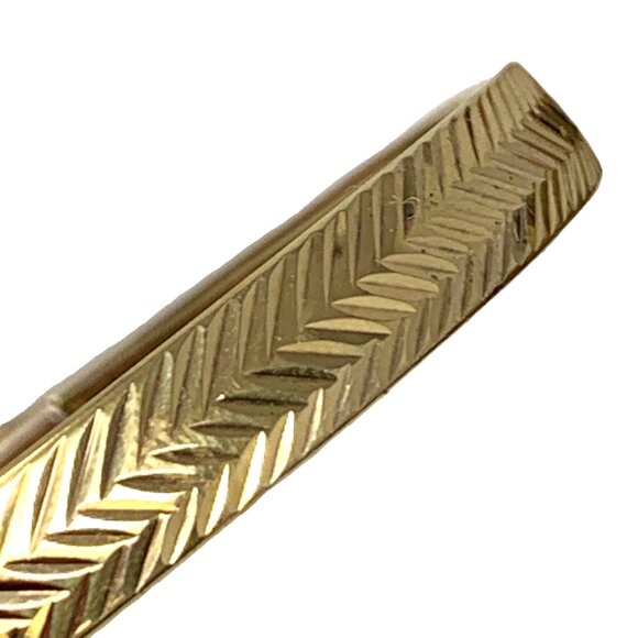 Vintage Turkey Gold Vermeil Layered 925 Sterling Silver‎ Bangle Bracelet - Picture 5 of 10